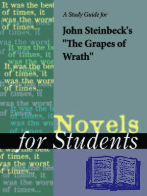 cover image of A Study Guide for John Steinbeck's "The Grapes of Wrath"